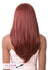 Swiss Lace Phyllis RED/SANGRIA It's A Wig UK Back
